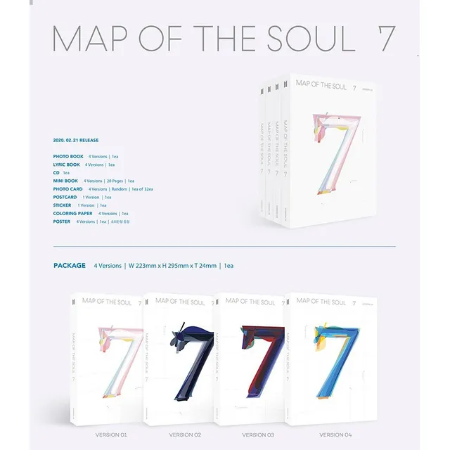 Bts - Map Of The Soul (mots): 7 Album Original