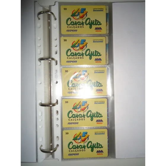 Cartão Telefônico-casas Ajita Calçados-(l-2)-(c/camisinha)