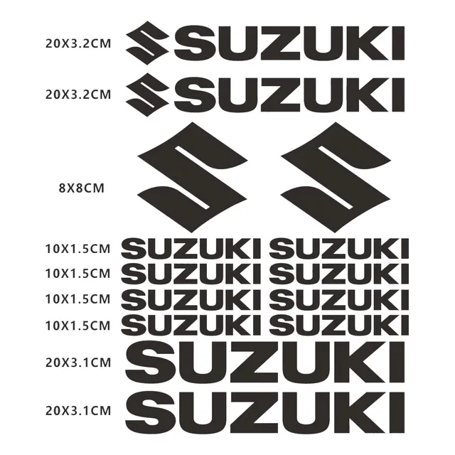 Pack Vinilo Calcomanía Reflectante Autos Etc Suzuki