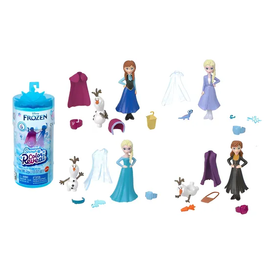 Muñeca De Frozen Elsa Y Ana Color Reveal