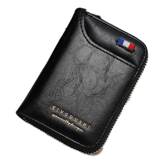 Cartera De Cuero Antirrobo Corta Para Hombre Cartera De Cuero Antirrobo Corta Para Hombre
