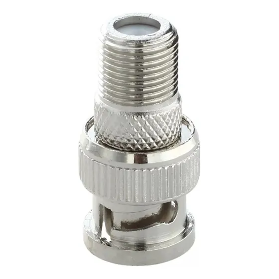20 Peças Bnc Macho Para F Fêmea Conector Adaptador, Conector