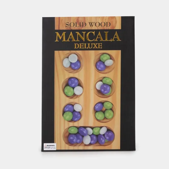 Juego De Mesa Máncala Deluxe En Madera