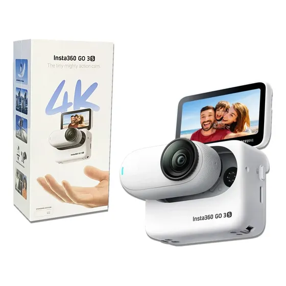 Insta360 Go 3s 128 Gb Video Uhd Câmera De Ação 4k No Brasil Branco
