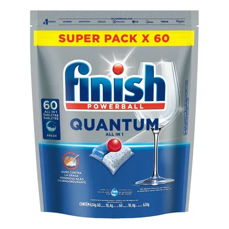 Finish Lavavajillas Quantum 60 Tabletas