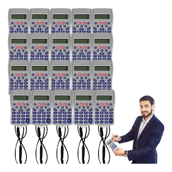 Kit 26 Mini Calculadora Cordao P Pendurar Atacado Revenda Nf
