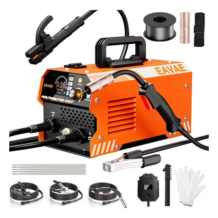 Máquina Inversora Solda 3 Em 1 Sem Gás Mig Tig Mma 220v 220v