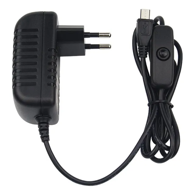 Cargador Para Raspberry Pi 3b+ 5v 3a Microusb C/ Interruptor