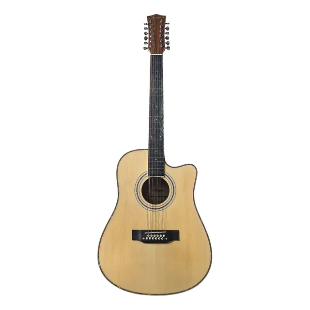 Guitarra Docerola Acustica Magna M-7312 Natural Color Nude Material Del Diapasón Palo De Rosa Orientación De La Mano Diestro