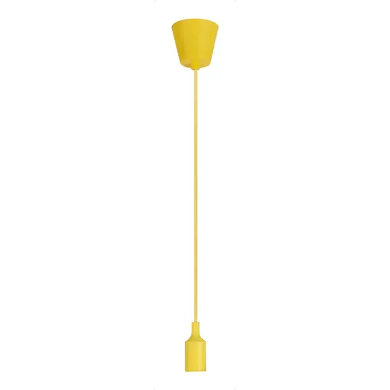 Soquete Colgante E27 Want Amarillo Plástico 97.5cm | Cuotas sin interés