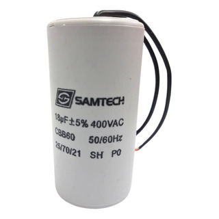 Capacitor De Partida 18uf 400v 35x70mm (2fios) Capacitor De Partida 18uf 400v 35x70mm (2fios)