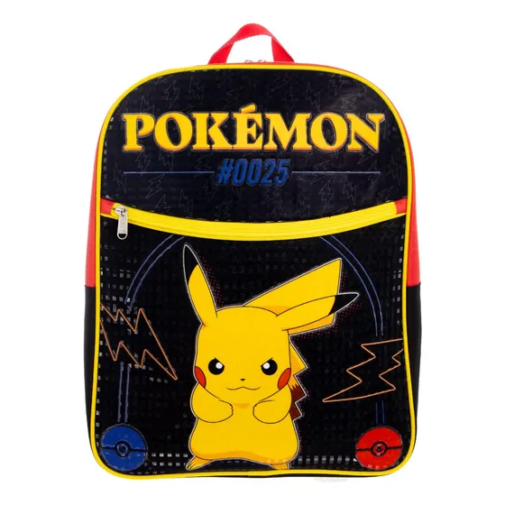Mochila Negra Pikachu