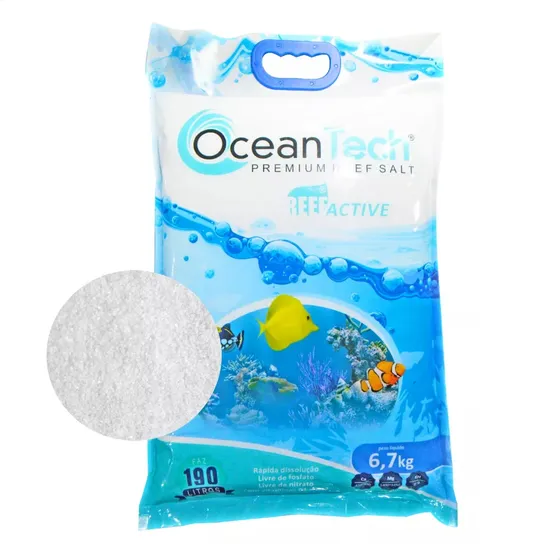 Sal Ocean Tech Para Aquários Marinhos Reef Active 6,7kg