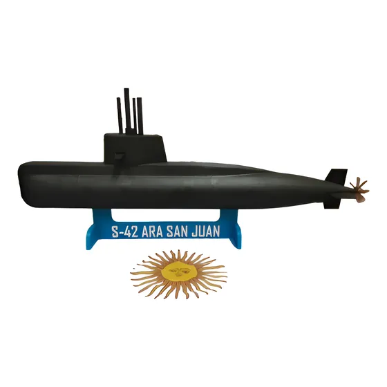 Maqueta De Submarino Ara San Juan Escala 1/144