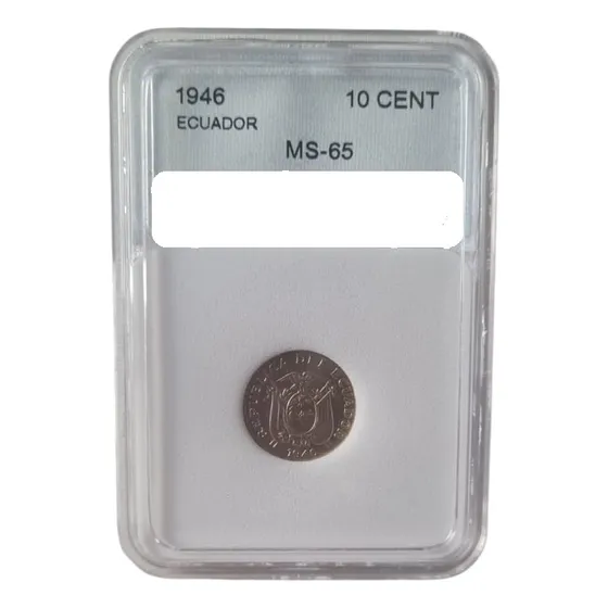 Ecuador 10 Centavos 1946 Certificada