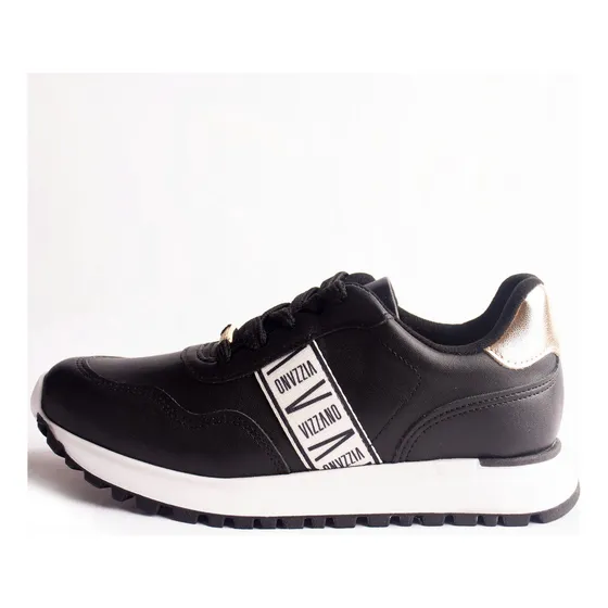 Zapatilla Casual Negra 1429-103-18533 Mujer Vizzano