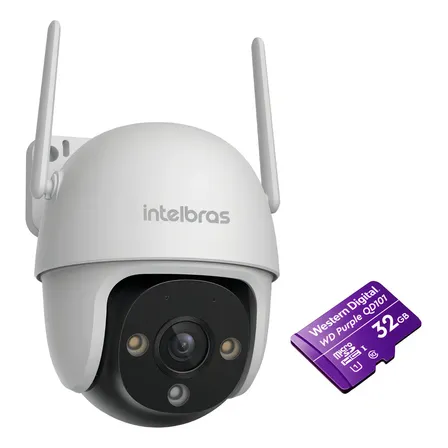 Câmera Wi-Fi Full HD IM7 S Full Color C/ Microsd 32GB Intelbras