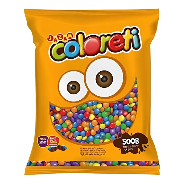 Mini Confites Coloreti 500 Gr Tipo Rocklets Multicolores