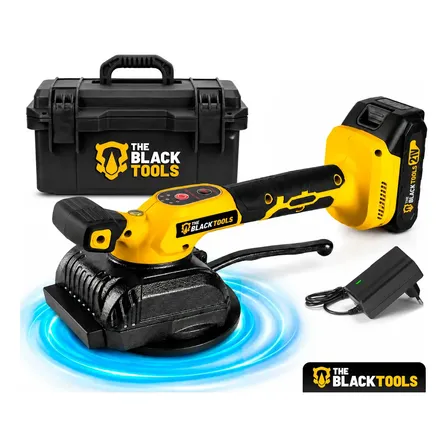 Maquina Assentar Pisos Porcelanatos Elétrica Com Ventosa Até 50kg A Bateria 21v Ttm21b The Black Tools
