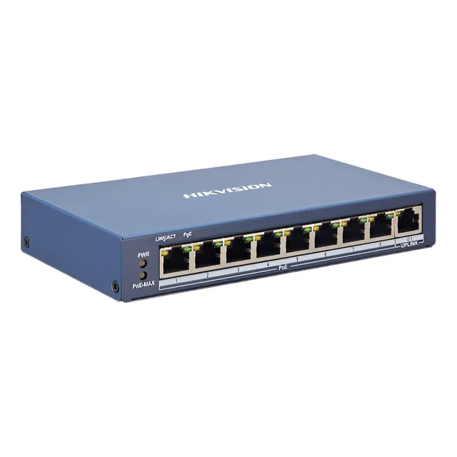 Switch Monitoreable  8 Pts 100 Mbps Poe+ Hasta 300m 60w