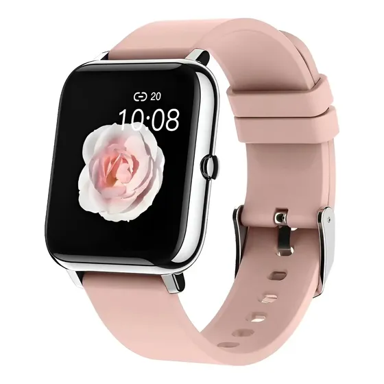 SO-P22 Smartwatch Mujer Hombre Reloj Inteligente Y Impermeable Ipx7 rosa