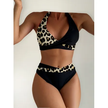 Bikini Tiro Alto, Traje De Baño De 2 Piezas - Valeria