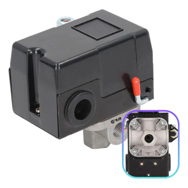 Pressostato Automático 4 Vias 100-140 Lbs P/ Motomil Ferrari