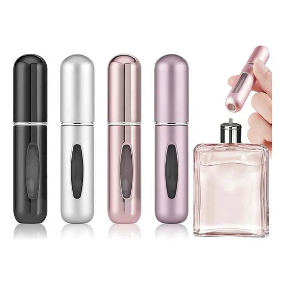 Mini botella de aerosol Porta Perfume, 5 ml, portátil, de viaje