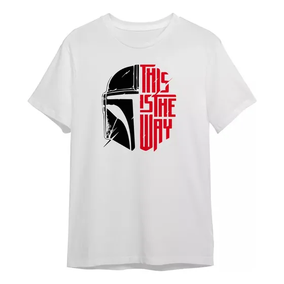 Franela Algodón Estampada Star Wars Mandalorian 02