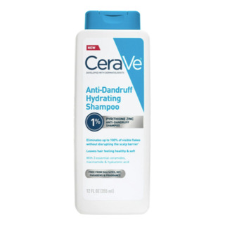 Cerave Hydrating Anti-dandruff Shampoo, All Hair Types, 12oz Cerave Hydrating Anti-dandruff Shampoo, All Hair Types, 12oz