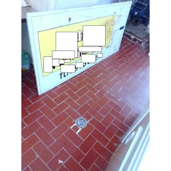 Aviso O Cartel Publicitario D Metal Usado 2x1 Mt
