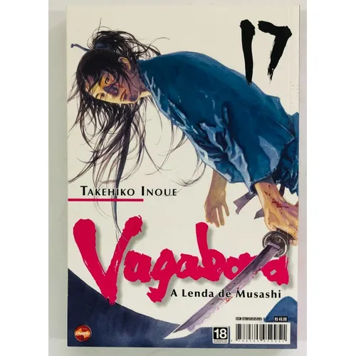 Vagabond: A Lenda De Musashi, De Takehiko Inoue. Série Vagabond, Vol. 17. Editora Nova Sampa, Capa Mole, Edição 1 Em Português, 2014