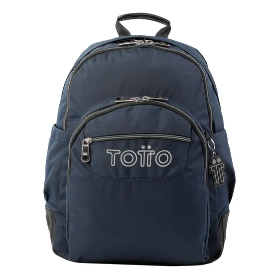 Bolso Morral 44cm Escolar Totto Ecole Rayol Azul Oscuro Z04