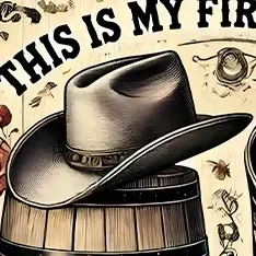 Botas Rústicas De Chapéu De Cowboy Ocidental De Rodeio Com F