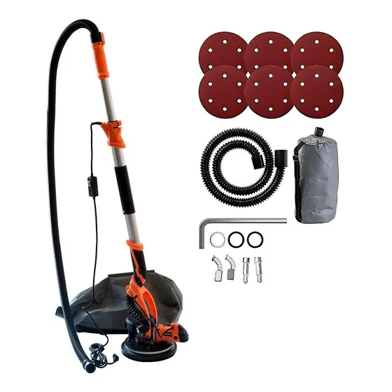 Lijadora de pared Igecom 225F Incluye Accesorios naranja 1380W 220V