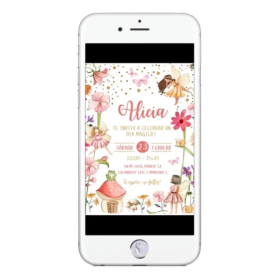 Invitación Cumpleaños Digital Todas Las Temáticas