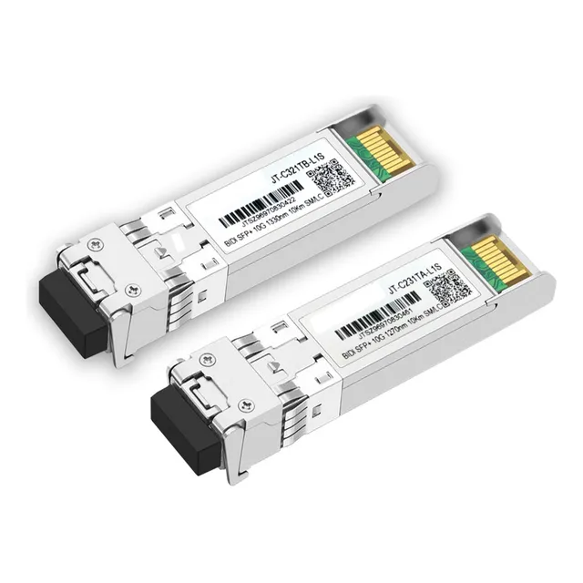 Sfp+ 10gb Módulos Bidi De Fibra Óptica Un Hilo 10km (par)