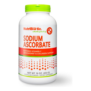 Vitamina C En Polvo, Ascorbato De Sodio Nutribiótico, 473 Ml Vitamina C En Polvo, Ascorbato De Sodio Nutribiótico, 473 Ml