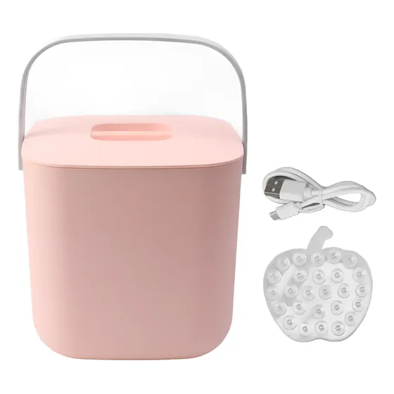 Lava-louças Compacta Mini Rosa 18w 8,5v 2a 2000ma Ac / 8.5v