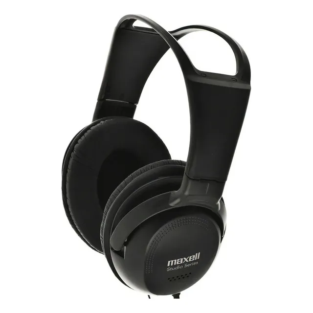 Auricular Maxell Studio Series St-2000 C/microfono Color Negro