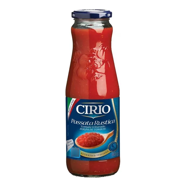 Passata Rústica De Tomate Cirio 680g