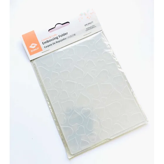 Carpeta De Embossing- Texturizadora- Repujado Corazón