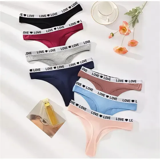 Tangas Colaless Bombachas Algodón Calidad Premium Pack X5