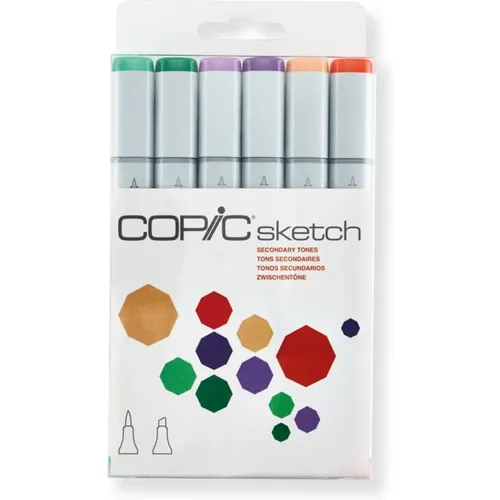 Kit de Marcador Artístico Copic Classic com 72 Cores (Set B