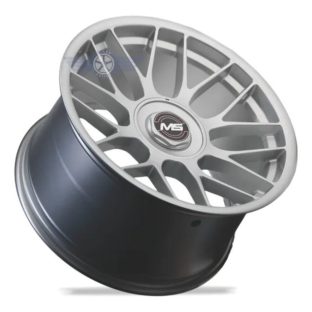 4 Rines 18 Deportivos 5-100 Vw 5-112 Audi Jetta Golf Bora Silver