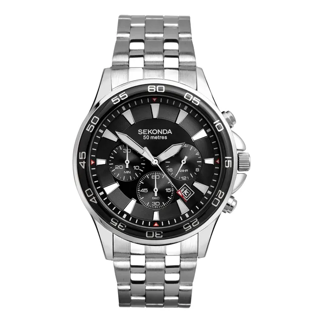 Reloj De Cuarzo Para Hombre Sekonda Con Pantalla De Cronógra