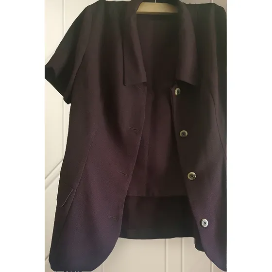 Chaqueta Dama.t.l.color Chocolate.nueva.hace Juego C Pollera