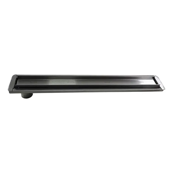 Ralo Linear Oculto 90cm X 6cm Saída Lateral Inox 304 M1nox