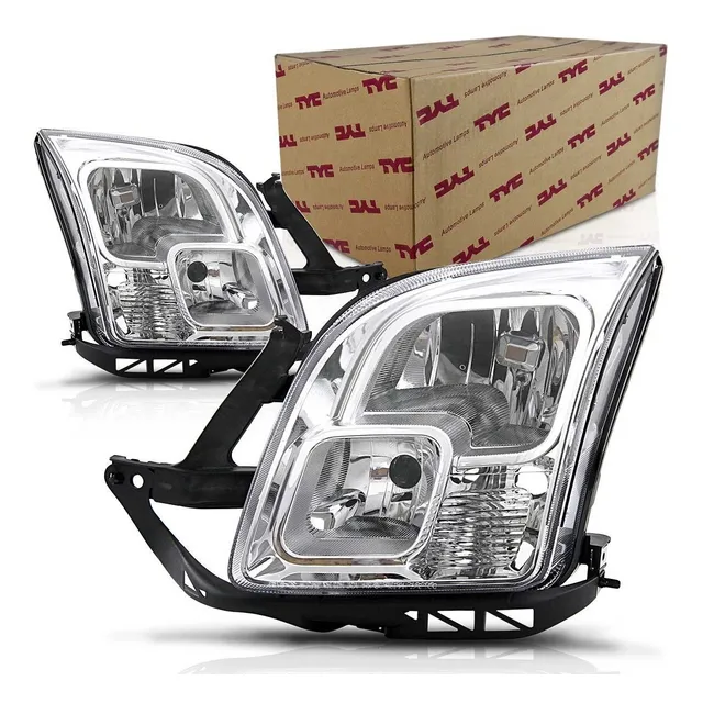 Farol Fusion 2006 2007 2008 2009 Foco Duplo Cromado Tyc