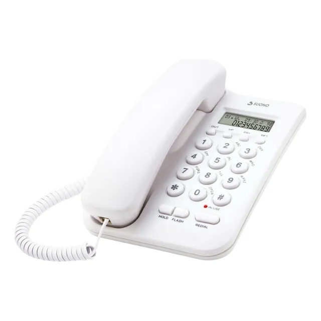 Telefono Fijo Con Identificador De Llamadas Redial 